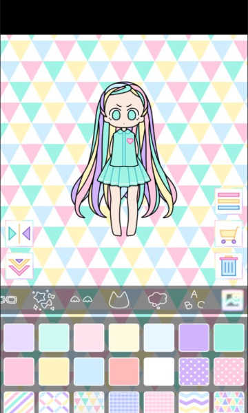 粉彩女孩原版