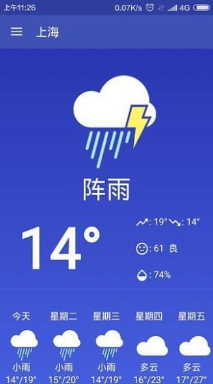 简易天气预报