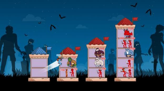 棍棒英雄塔之战游戏