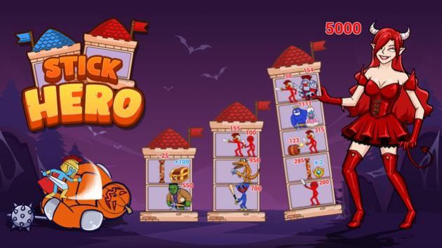 棍棒英雄塔之战游戏