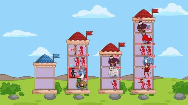 棍棒英雄塔之战游戏