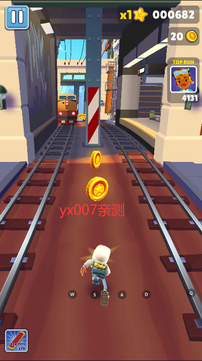 地铁跑酷体验服无限跳破解版(Subway Surf)