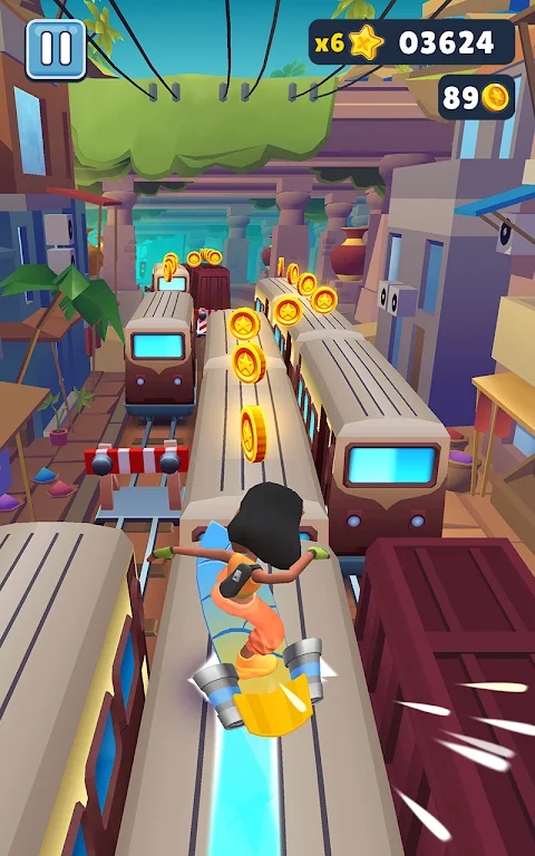 地铁跑酷温哥华破解版内置菜单(Subway Surf)