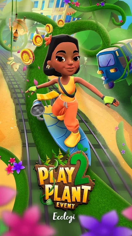 地铁跑酷温哥华破解版内置菜单(Subway Surf)