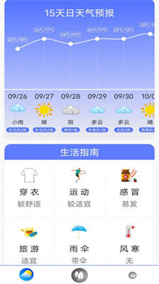 标准天气预报