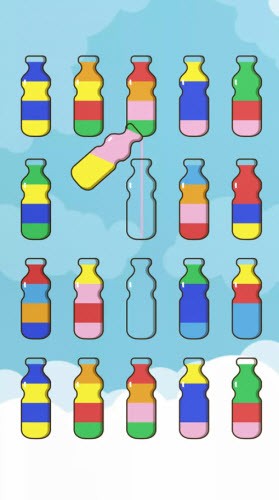颜色拼接倒水游戏