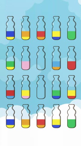 颜色拼接倒水游戏