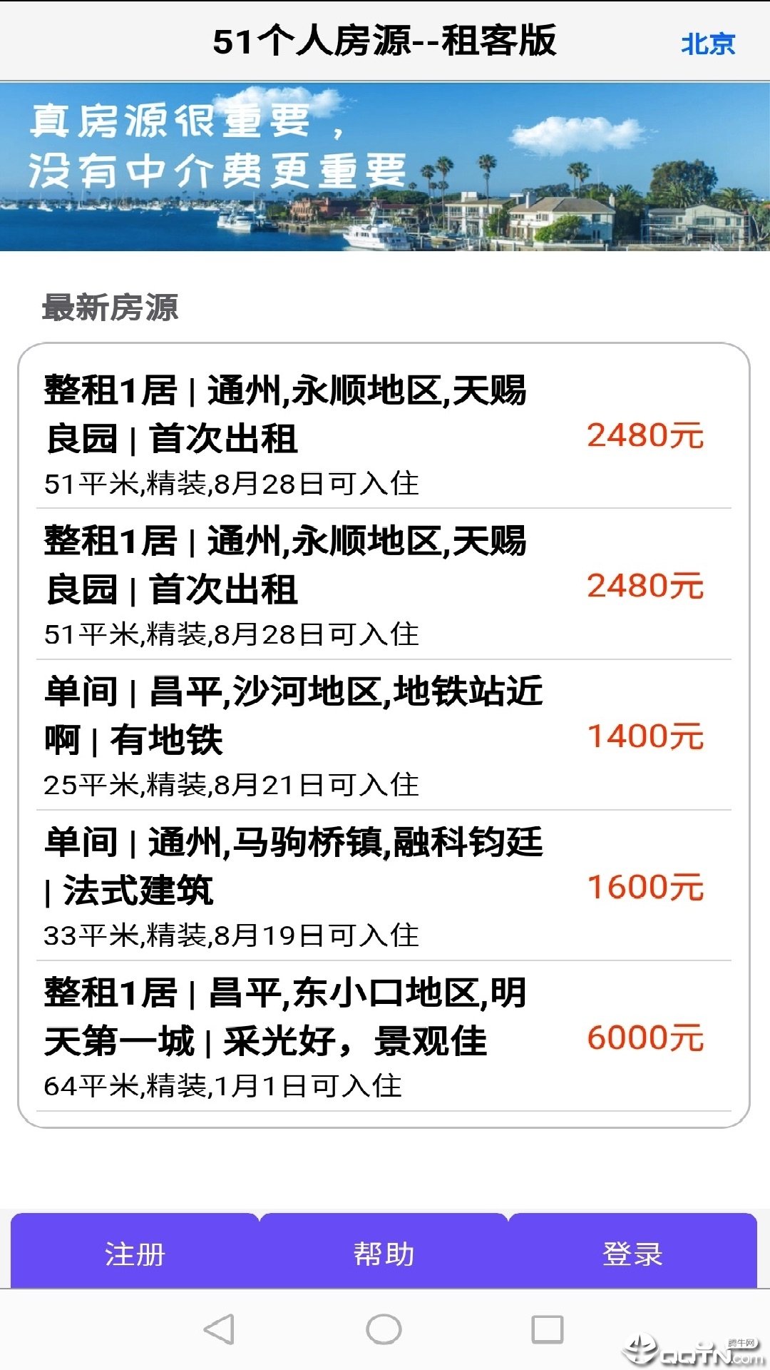 51个人房源