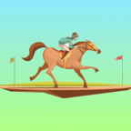 骑马赛跑