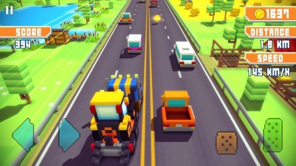 方块公路高速赛车 