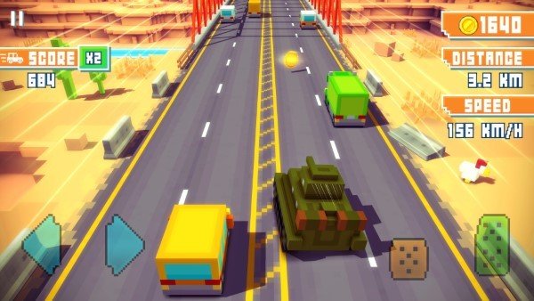 方块公路高速赛车 
