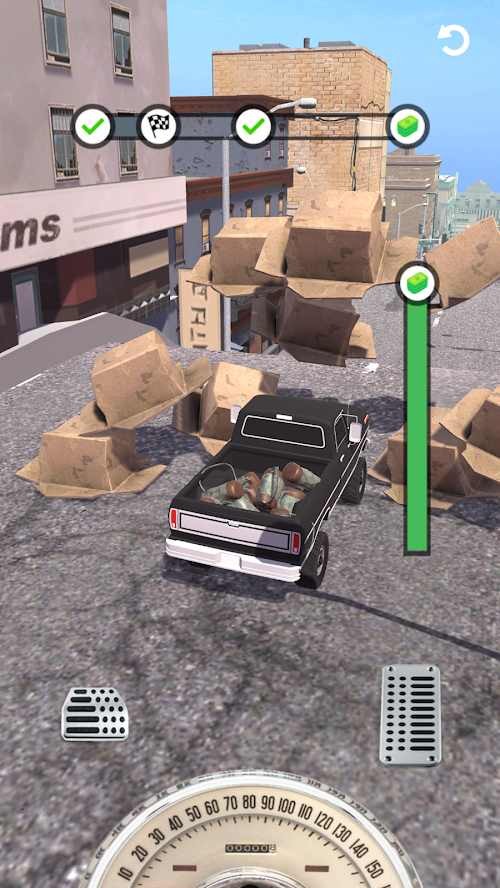 泥泞的赛车