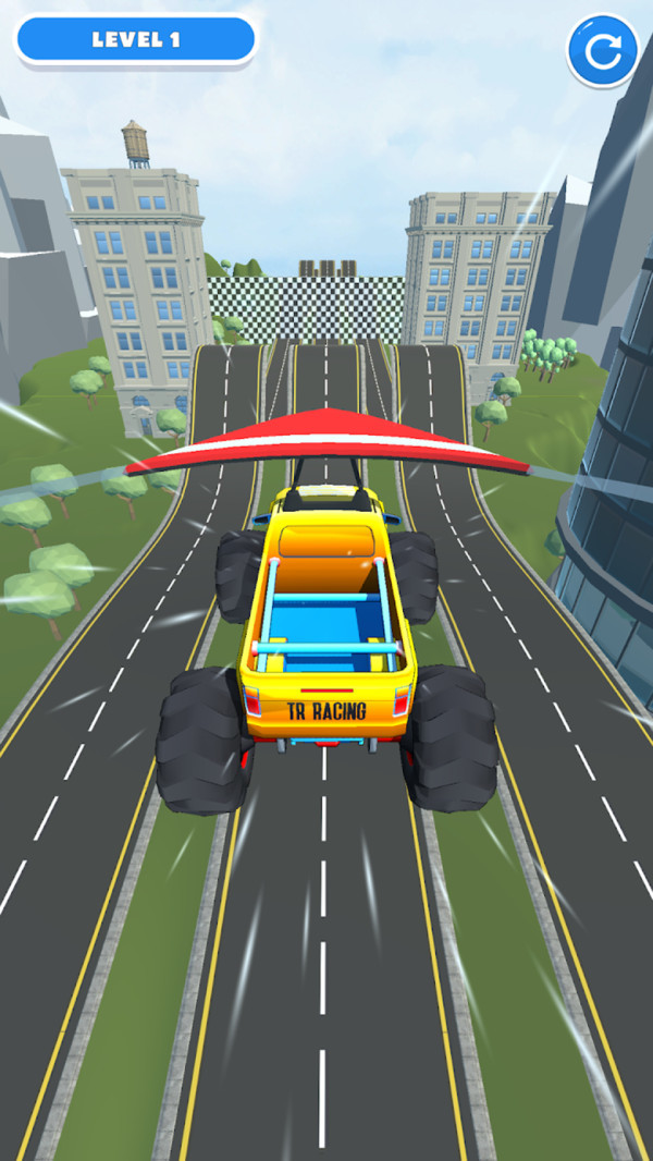 坡道汽车跳跃3