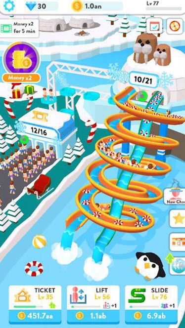 疯狂水滑梯派对破解版