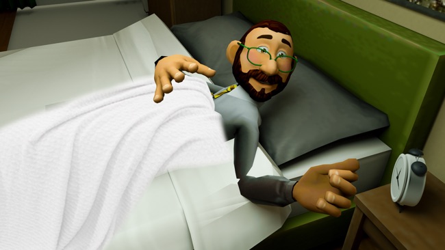 在家工作模拟‪器