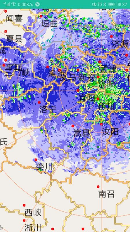 河南天气雷达