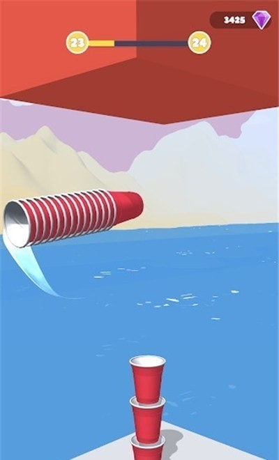 抖音纸杯叠叠跑