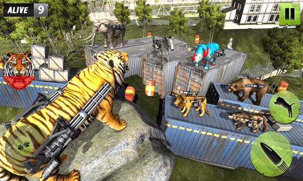 机器剑齿虎大战