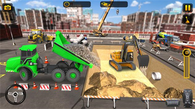 Heavy construction simulator