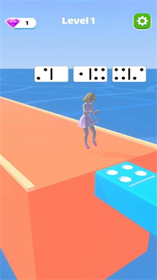 多米诺少女冲刺