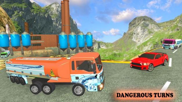 储水卡车驾驶(Offroad Water Tank Transport Truck Driving Game)