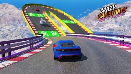 疯狂汽车特技超级坡道(Crazy Car Stunts Mega Ramp)