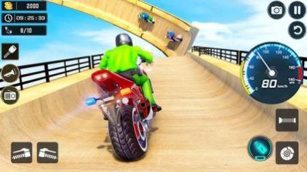 GT超级坡道摩托特技赛车(GT Mega Ramp Bike Stunt Racing)