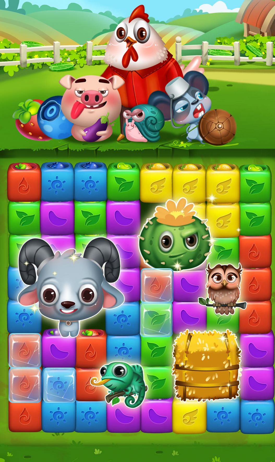 有趣的水果块(Fruit Funny Blocks)